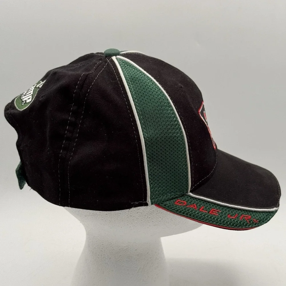 Dale Earnhardt Jr. #88 Amp Energy Green Black Baseball Hat Cap NASCAR‎ Strapback